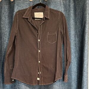 Frank & Eileen Black Casual Button Down Shirt